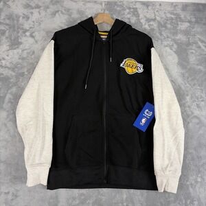 Los Angeles Lakers Hoodie Mens Large Ultra Game Above The Rim Full Zip Jacket